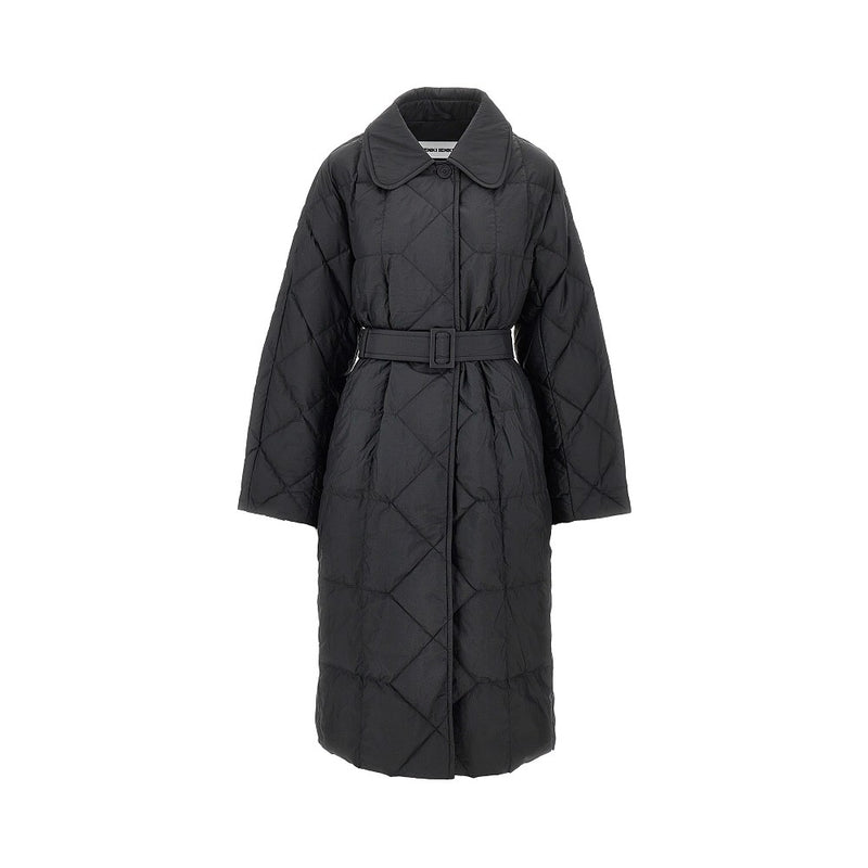 Ienki Ienki Ienki Ienki Winter Padded Nylon Coat Black - World Class Fashion