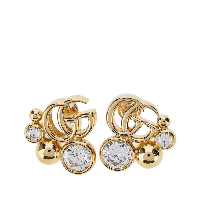 Gucci Gucci GG Marmont Earrings Gold Women - World Class Fashion