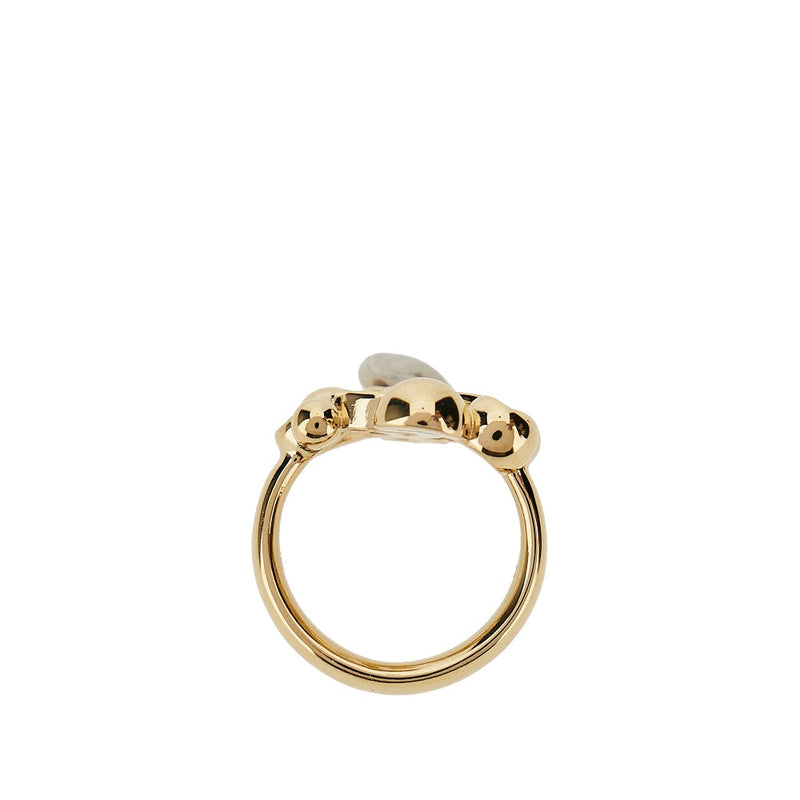 Gucci Gucci GG Marmont Ring with Zirconia Gold - World Class Fashion