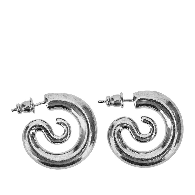 Panconesi Panconesi Extra Small Serpent Earrings Silver Women - World Class Fashion