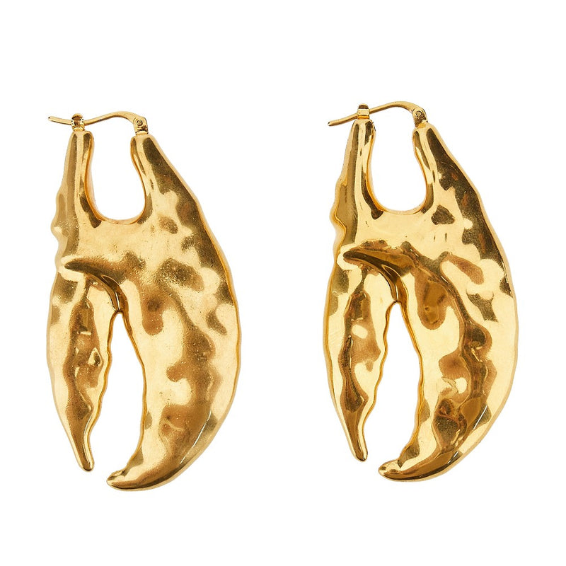 Jacquemus Jacquemus Homard Earrings Gold Women - World Class Fashion