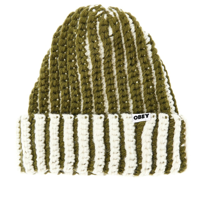 Obey Obey Scout Chunky Beanie Green - World Class Fashion