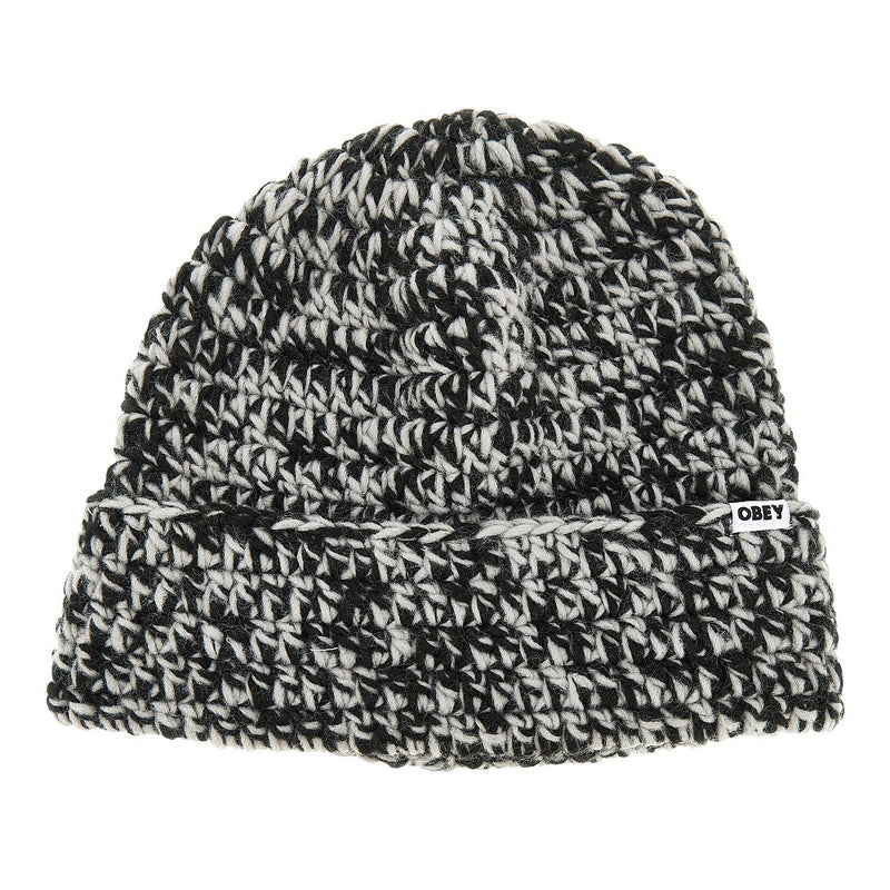 Obey Obey Desmond Crochet Beanie Hat Black - World Class Fashion