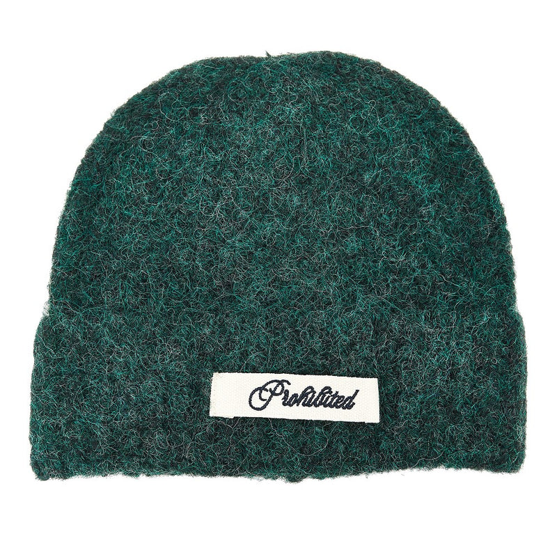 Prohibited Prohibited Wool-blend Beanie Hat Green - World Class Fashion