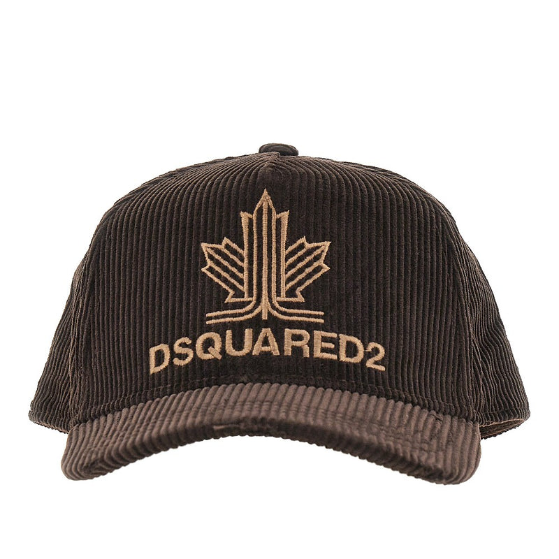 Dsquared2 Dsquared2 Corduroy Baseball Cap Brown - World Class Fashion