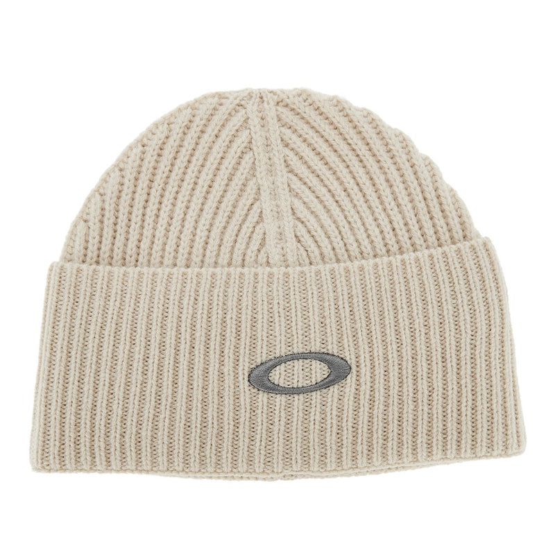 Oakley Oakley Ellipse Ribbed Beanie Hat Beige - World Class Fashion