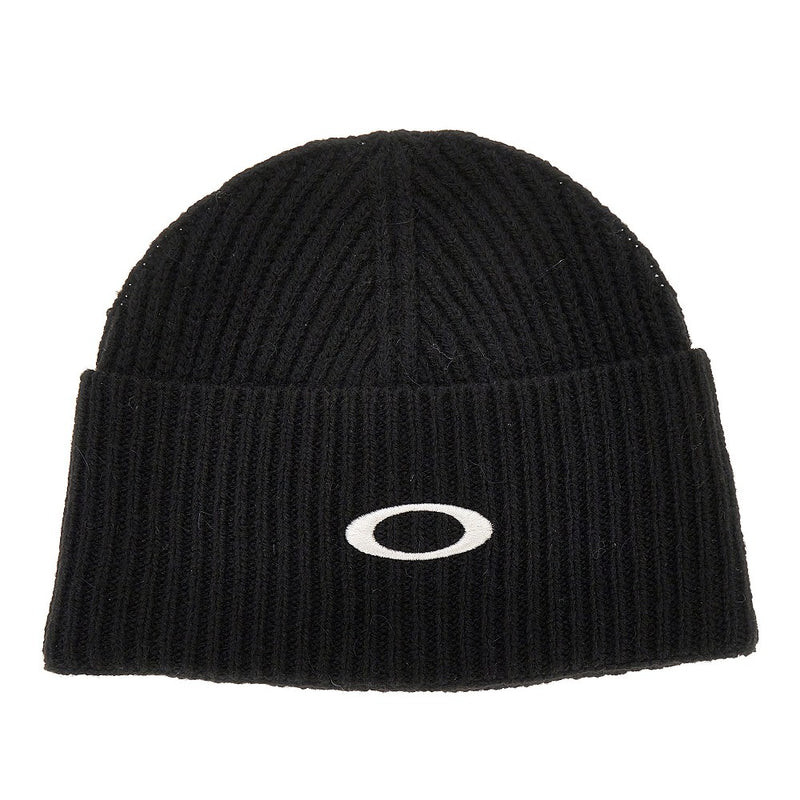 Oakley Oakley Ellipse Ribbed Beanie Hat Black - World Class Fashion