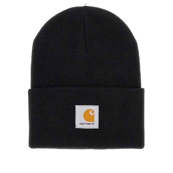 Carhartt WIP Carhartt WIP Logo Patch Beanie Black - World Class Fashion