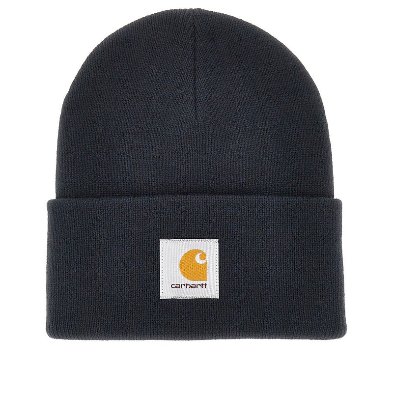 Carhartt WIP Carhartt WIP Logo Patch Beanie Blue - World Class Fashion