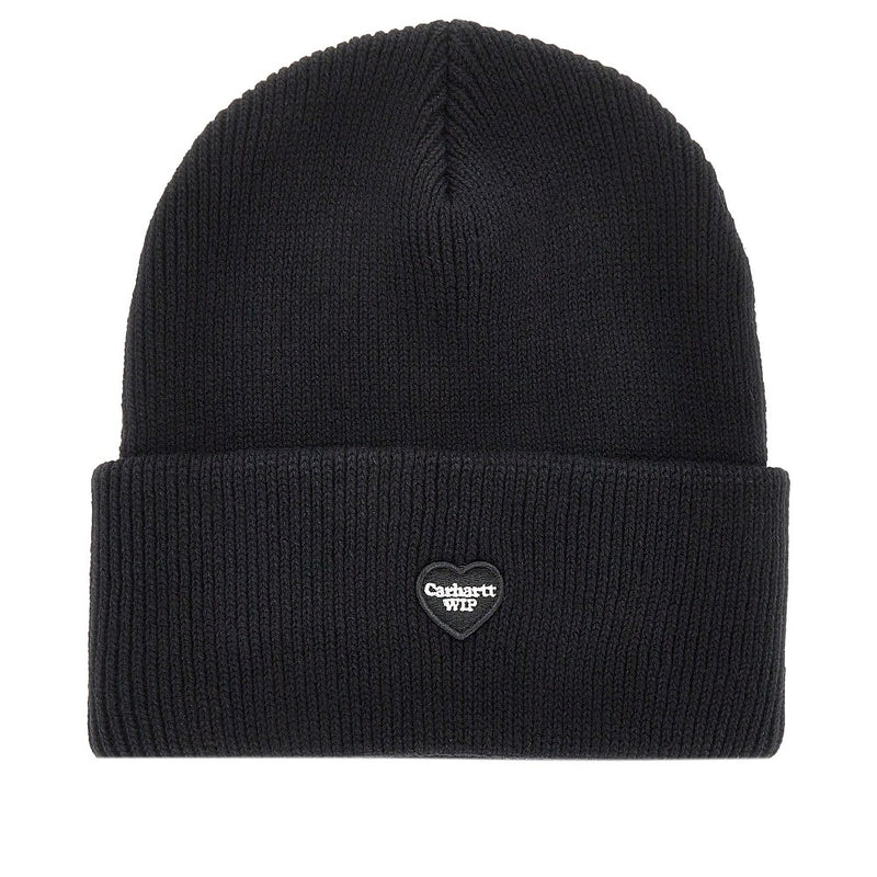 Carhartt WIP Carhartt WIP Logo Patch Beanie Black - World Class Fashion
