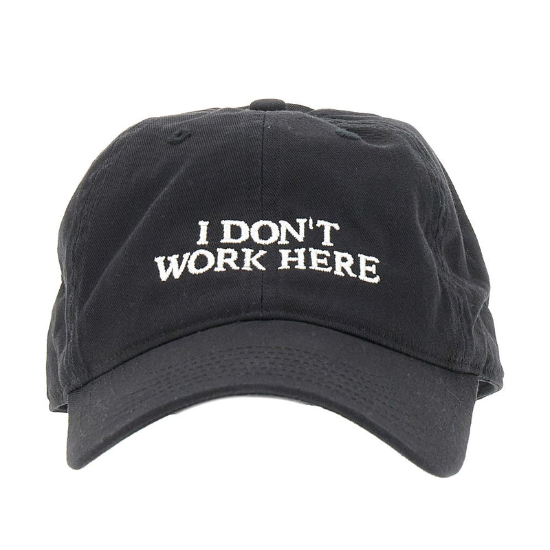 Idea Idea Organic Cotton Embroidered Baseball Cap Black - World Class Fashion