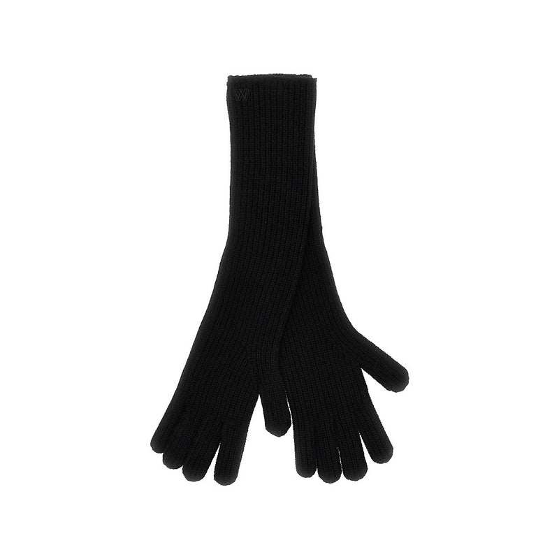 Max Mara Weekend Max Mara Weekend Long Cashmere Gloves Black - World Class Fashion