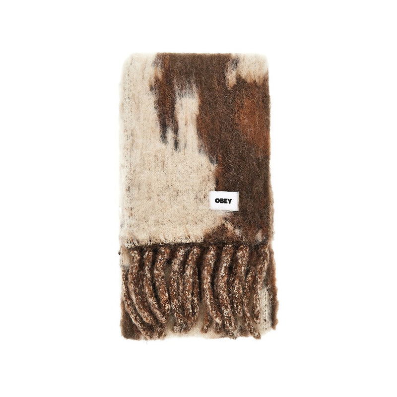 Obey Obey Wool And Alpaca Max Scarf Multicolor - World Class Fashion