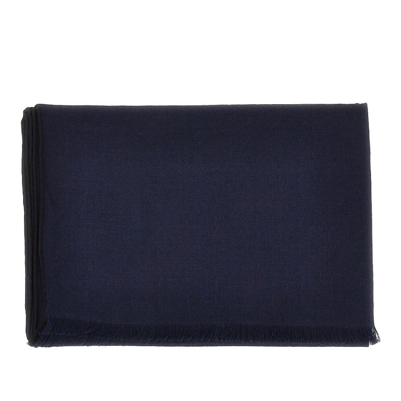 Gucci Gucci Jacquard Silk Wool-blend Scarf Blue - World Class Fashion