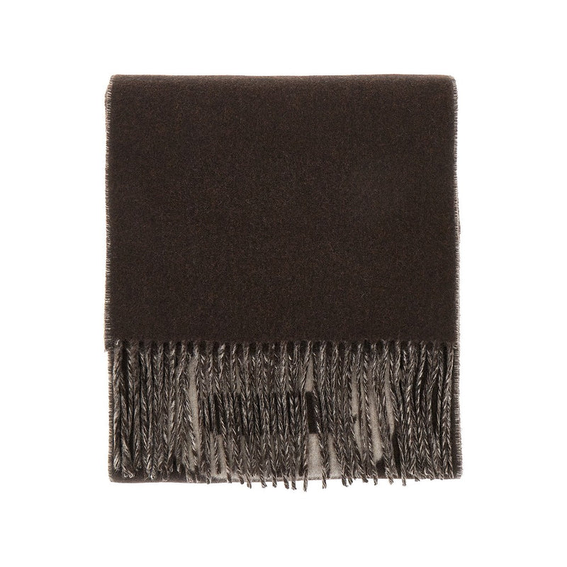 Jacquemus Jacquemus Jacquard Logo Wool Scarf Brown - World Class Fashion