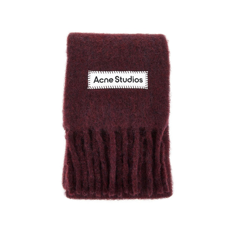 Acne Acne Mohair-blend Scarf Red Women - World Class Fashion