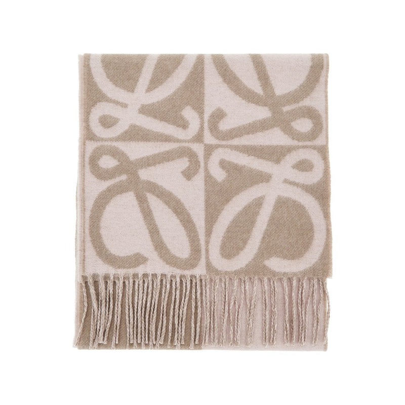 Loewe Loewe Wool and Cashmere Scarf Multicolor Women - World Class Fashion