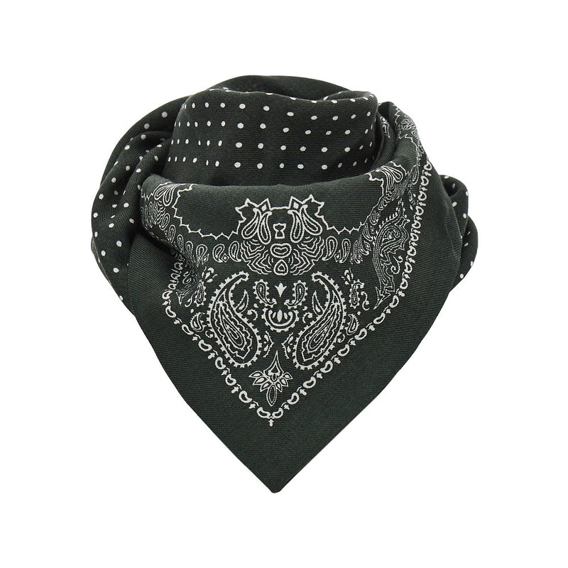Destin Destin Wool Scarf With Bandanda Motif - World Class Fashion