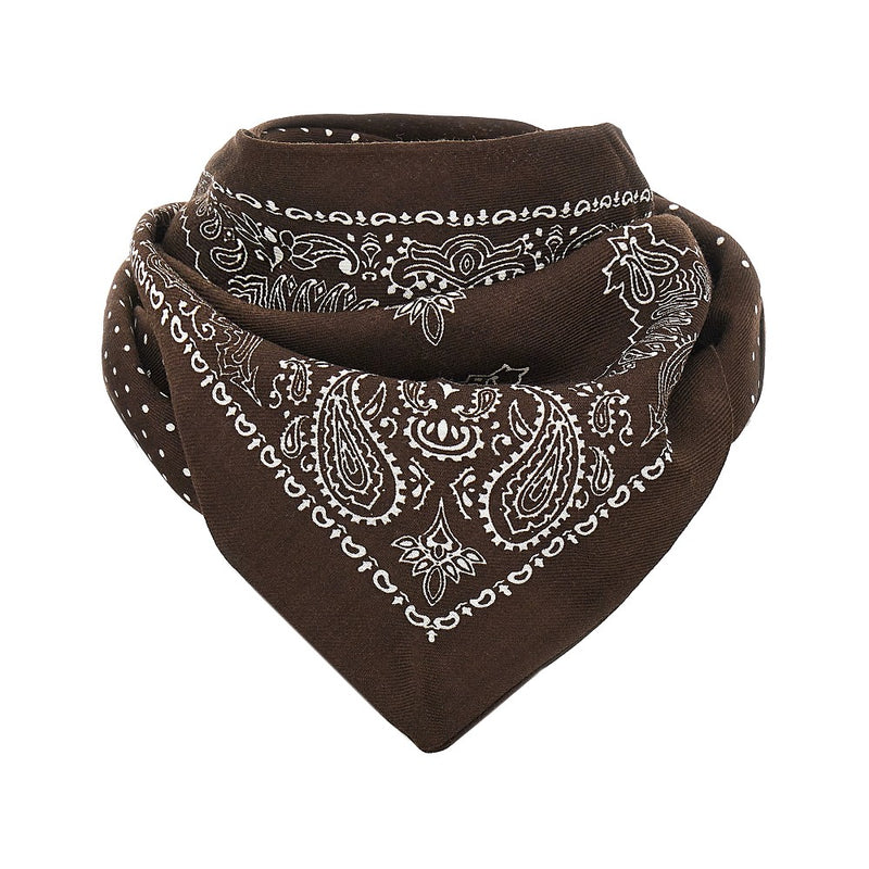 Destin Destin Wool Scarf With Bandanda Motif - World Class Fashion