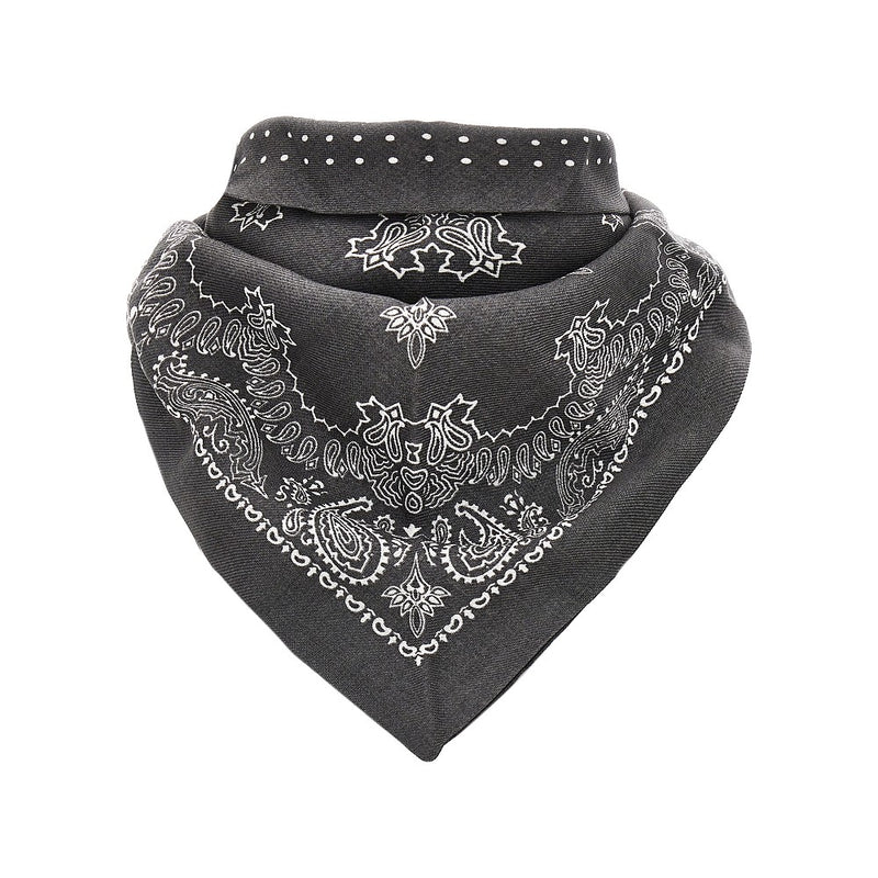Destin Destin Wool Scarf With Bandanda Motif - World Class Fashion