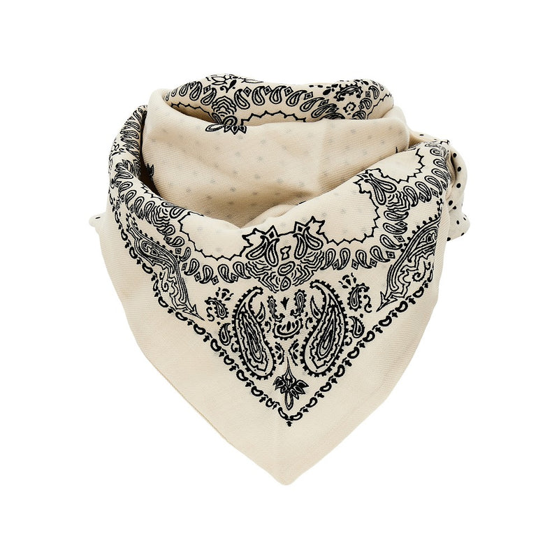 Destin Destin Wool Scarf With Bandanda Motif - World Class Fashion