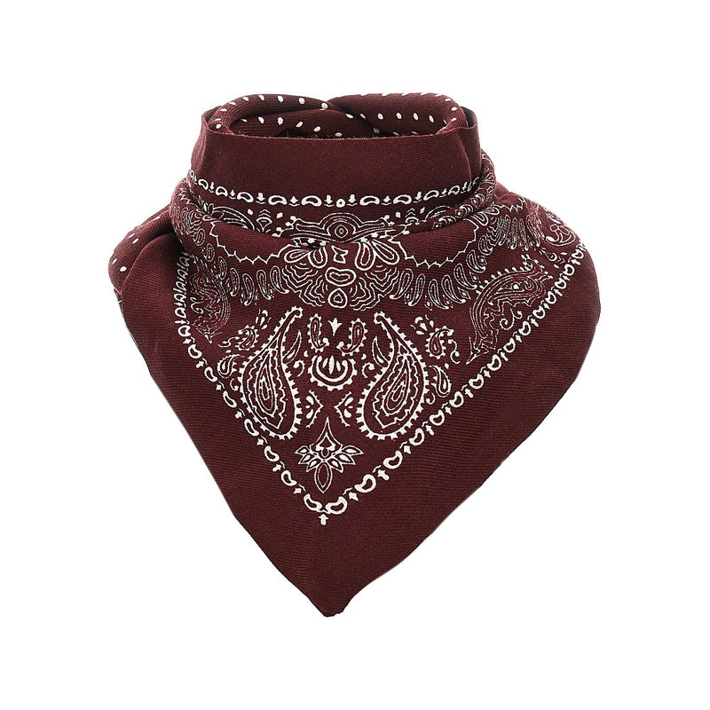 Destin Destin Wool Scarf With Bandanda Motif - World Class Fashion