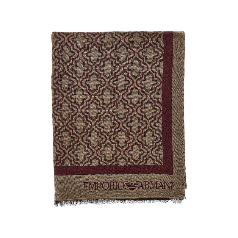 Emporio Armani Emporio Armani Viscose Modal Scarf Beige Men - World Class Fashion