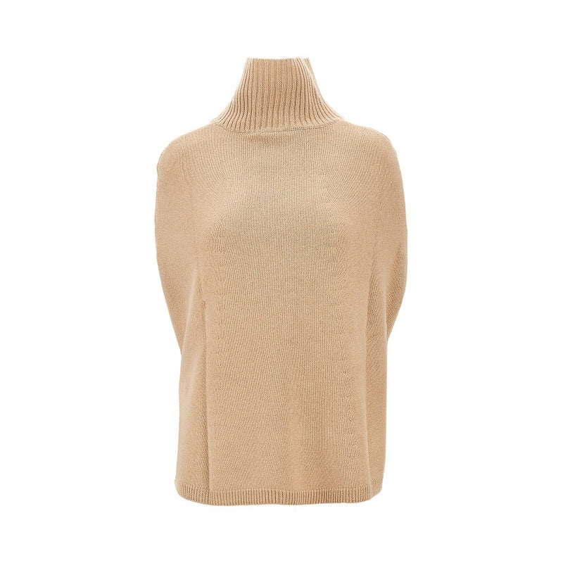 Max Mara Weekend Max Mara Weekend Cashmere Cape Beige Women - World Class Fashion