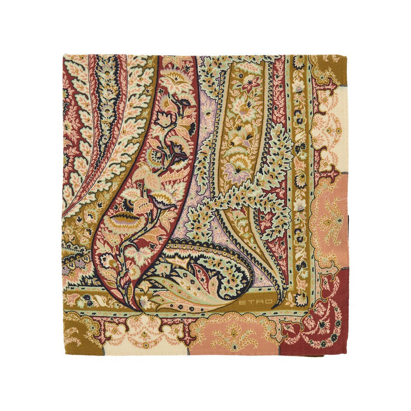 Etro Etro Paisley Silk and Wool Shawl Multicolor - World Class Fashion