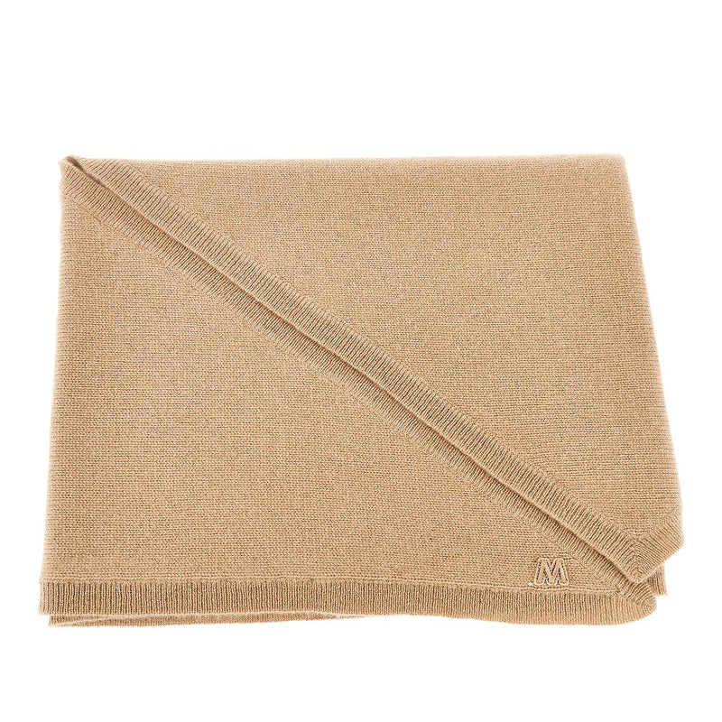 Max Mara Weekend Max Mara Weekend Cashmere Triangle Scarf Beige - World Class Fashion