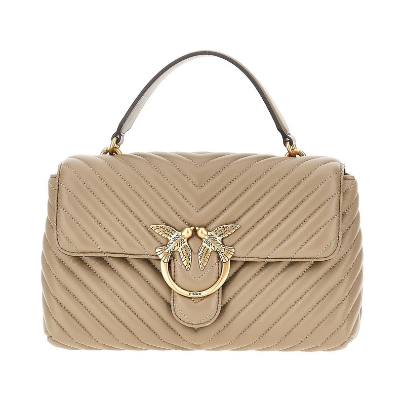 Pinko Pinko Classic Love Lady Puff Bag Grey - World Class Fashion