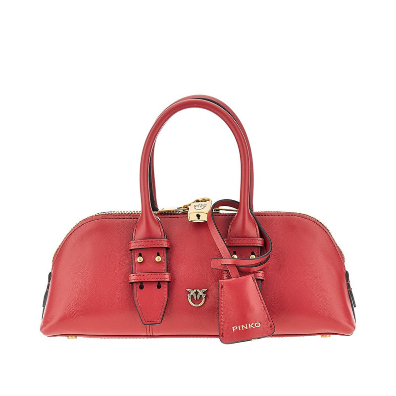 Pinko Pinko Leather Small Escape Bag Red - World Class Fashion