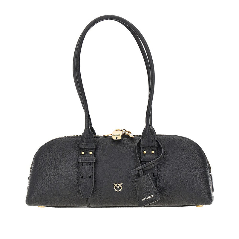 Pinko Pinko Leather Escape Bag Horizontal Black Women - World Class Fashion