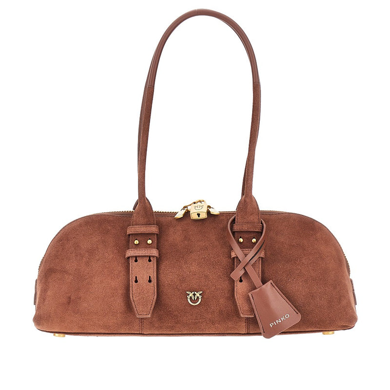Pinko Pinko Escape Bag Horizontal Brown Women - World Class Fashion