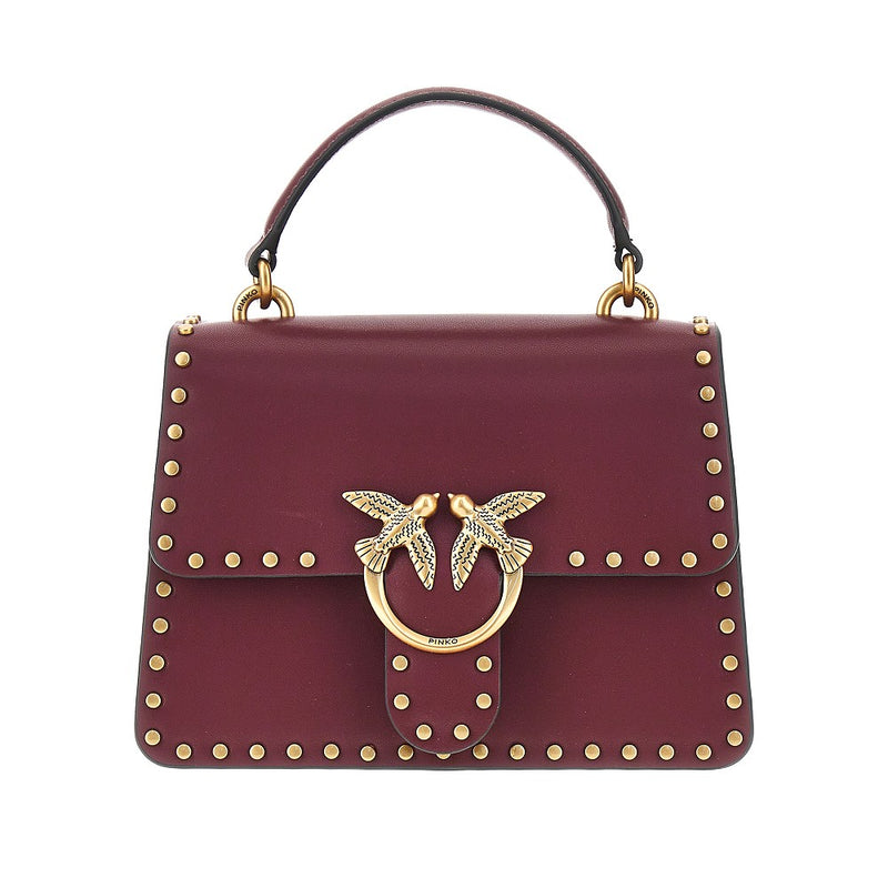 Pinko Pinko Studded Mini Love Bag Red Women - World Class Fashion