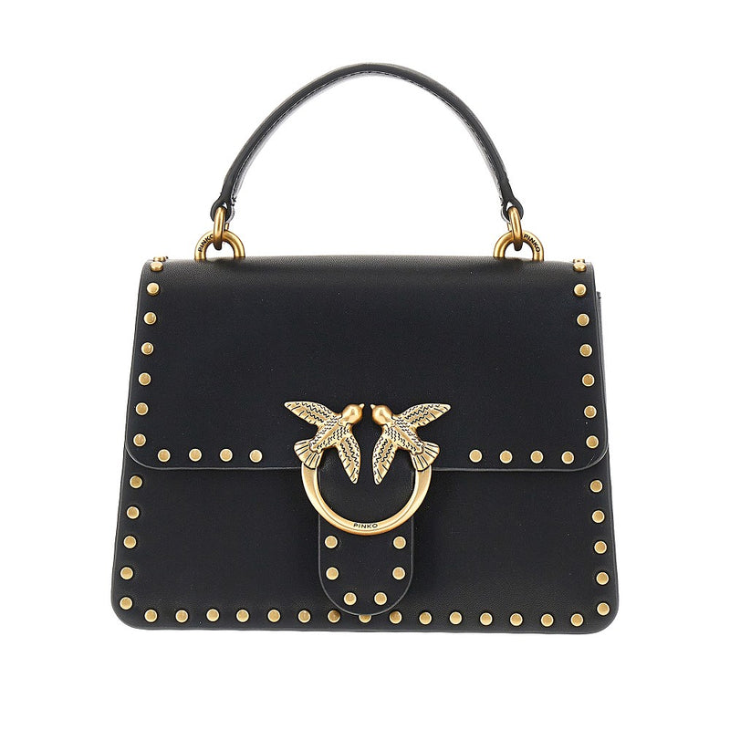 Pinko Pinko Studded Mini Love Bag Black Women - World Class Fashion