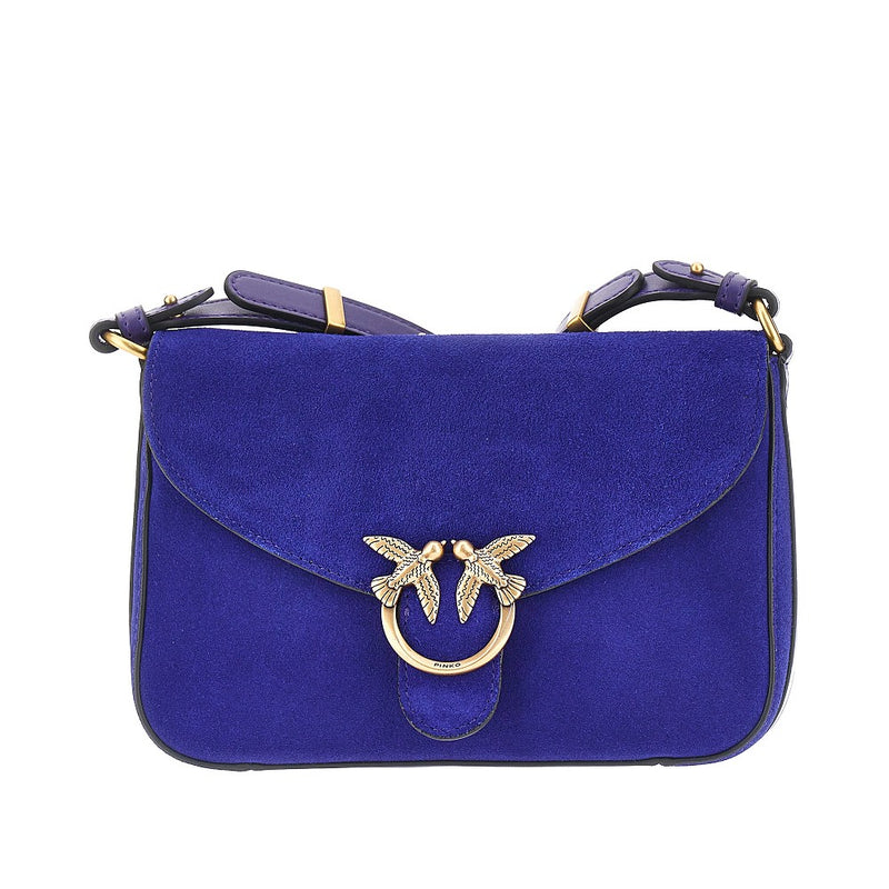 Pinko Pinko Mini Love Bag Satchel Blue Women - World Class Fashion