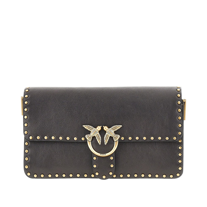 Pinko Pinko 'Love One Slouchy' Leather Bag Brown - World Class Fashion