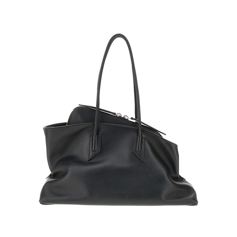 The Attico The Attico La Passeggiata Leather Bag Black - World Class Fashion