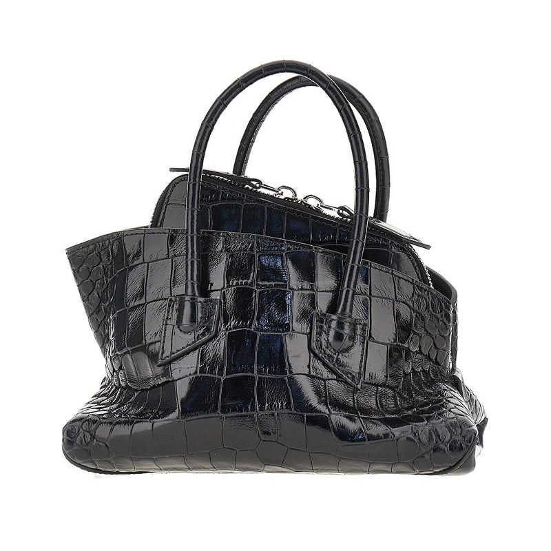The Attico The Attico Leather Mini 'La Passeggiata' Bag Black - World Class Fashion