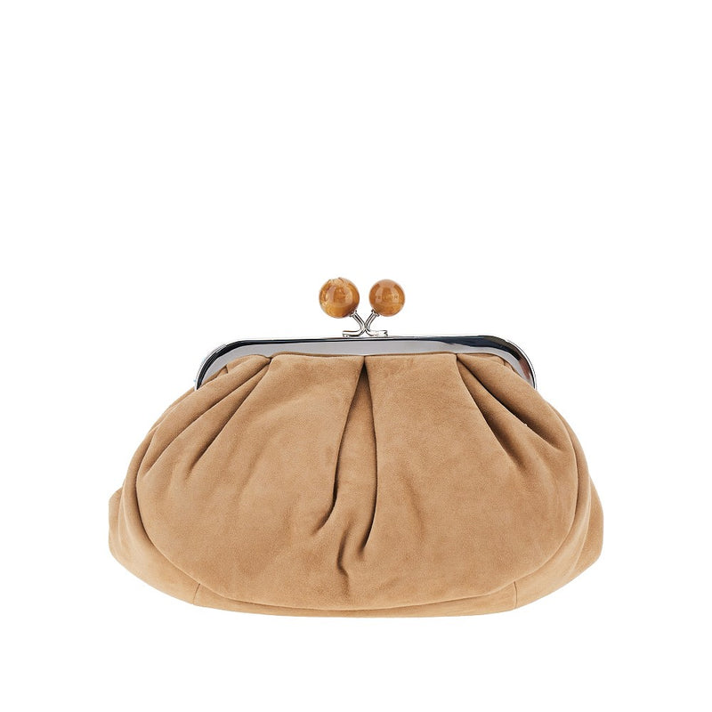 Max Mara Weekend Max Mara Weekend Leather Small 'Pasticcino' Bag Beige - World Class Fashion