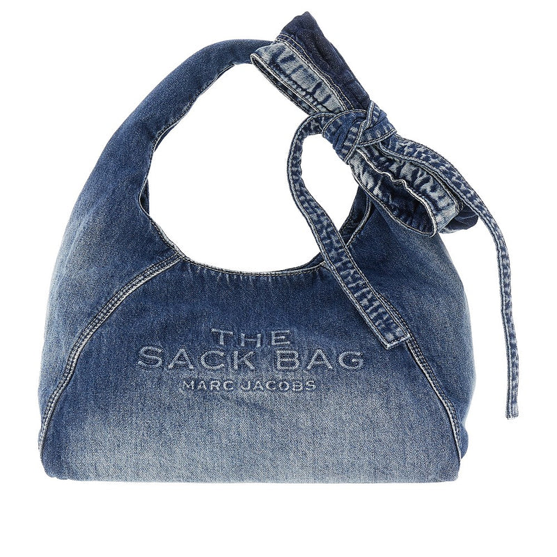 Marc Jacobs Marc Jacobs The Sack Denim Bag Blue - World Class Fashion