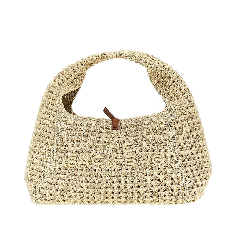 Marc Jacobs Marc Jacobs Crochet Mini The Sack Bag Gold - World Class Fashion