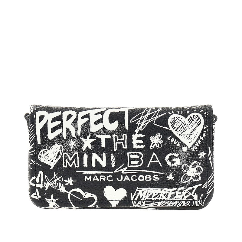 Marc Jacobs Marc Jacobs The Punk Scribble Mini Bag Black - World Class Fashion