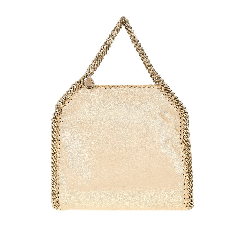 Stella Mccartney Stella McCartney Mini Falabella 3 Chain Bag Gold - World Class Fashion