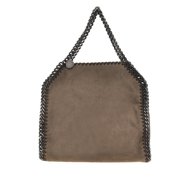 Stella Mccartney Stella McCartney Alter Suede Mini Falabella Bag Grey - World Class Fashion