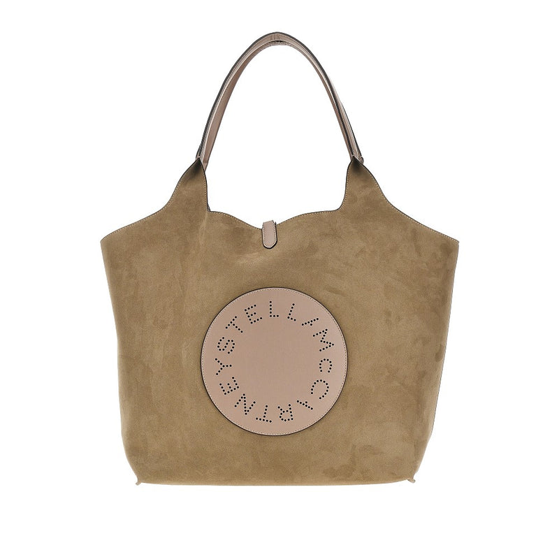 Stella Mccartney Stella McCartney Vegan Leather Reversible Tote Bag Brown - World Class Fashion