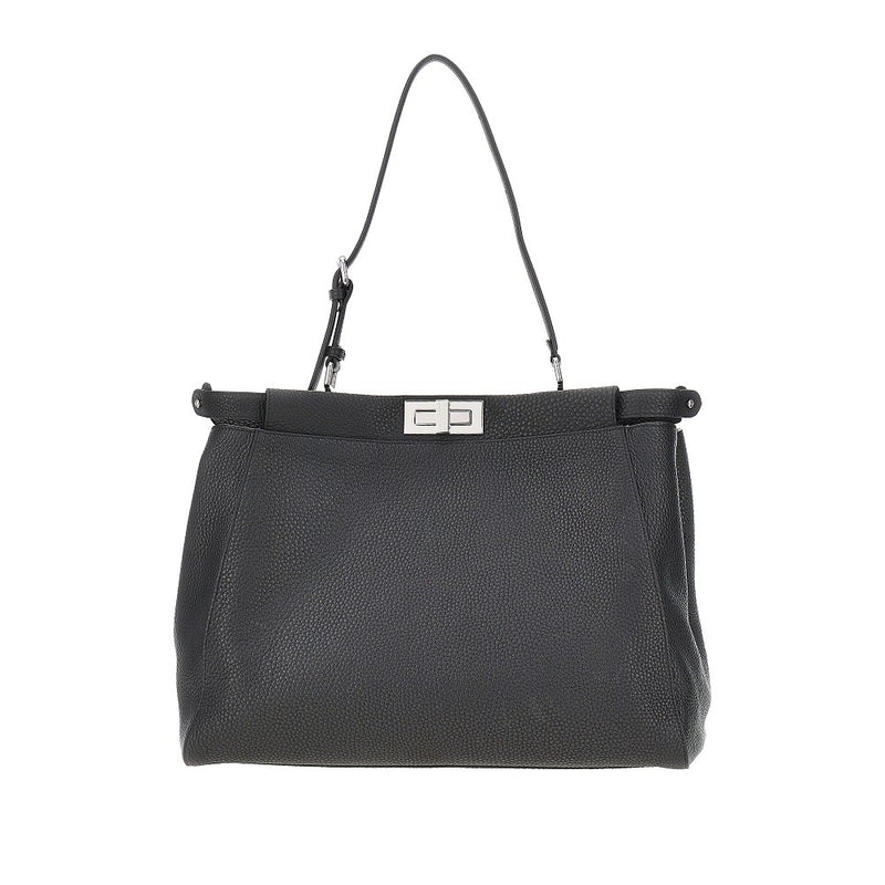 Fendi Fendi My Peekaboo Large Tote Bag Black - World Class Fashion