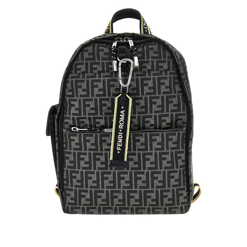 Fendi Fendi Fendi Climb FF Technical Fabric Backpack Brown - World Class Fashion