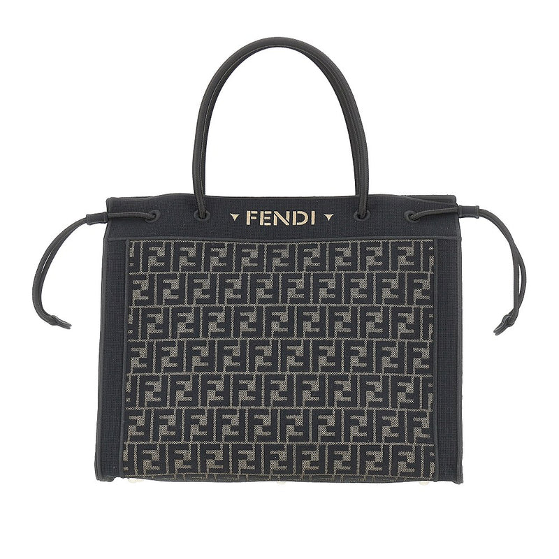Fendi Fendi Large 'Fendi Magic' Shopping Bag Black - World Class Fashion